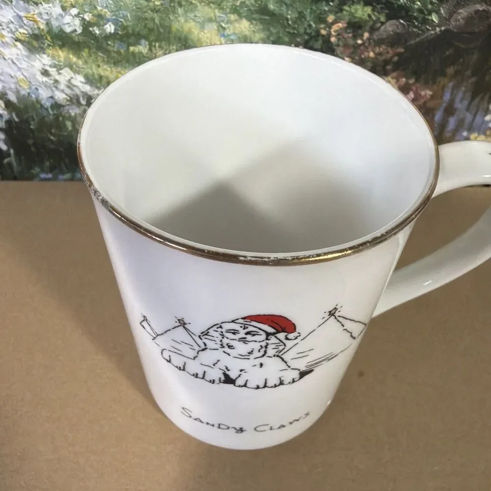 Merry Masterpieces 1st Edition Sandy Claws Coffee Mug